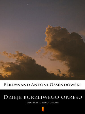 cover image of Dzieje burzliwego okresu